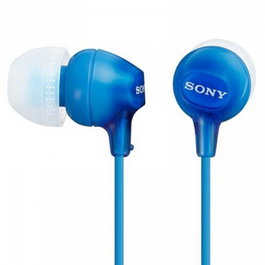 Sony Auriculares intraurales MDR-EX15LP/LI Azul con conector jack 3.5 mm y cable de 1.2 m